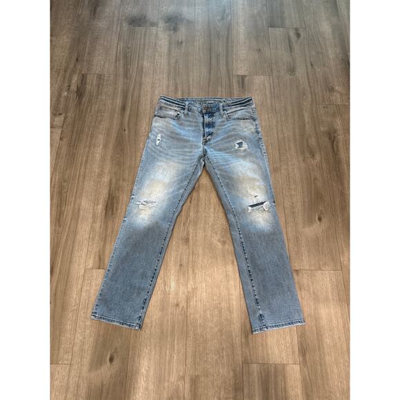 American Eagle Next Level Air Flex Slim Straight Men's Jeans 33x30 - Picture 1 of 7